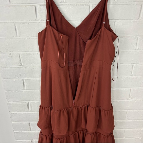 J.Crew Cha Cha Tiered Ruffle Maxi Dress Size 6 - Picture 8 of 10